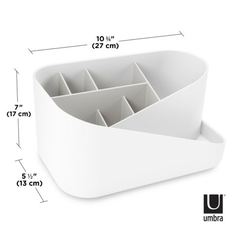 Umbra UMBRA organizer kosmetyków GLAM biało-szary