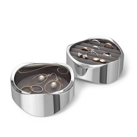 Umbra UMBRA organizer na biżuterię WAVY chrom
