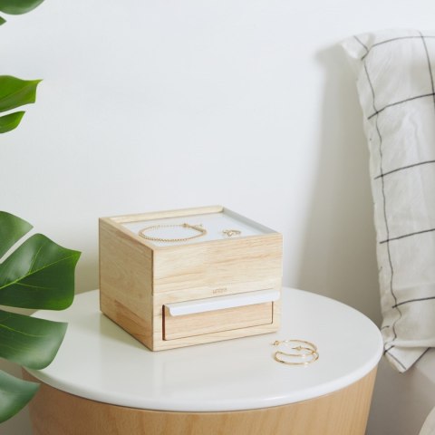 Umbra UMBRA pojemnik na biżuterię STOWIT MINI - biały,natural