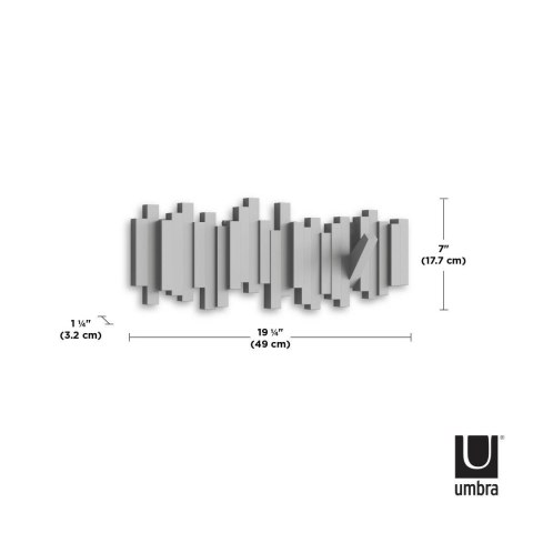 Umbra UMBRA wieszak na ubrania STICKS 5 szary