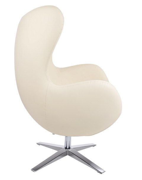 King Home Fotel EGG SZEROKI PU beżowy