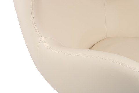 King Home Fotel EGG SZEROKI PU beżowy
