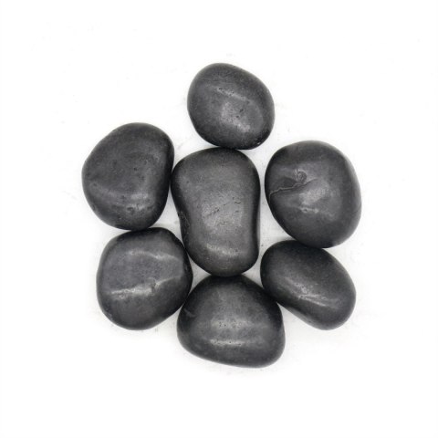 King Home Kamień OTOCZAK 2-3 cm 20 kg polerowany czarny