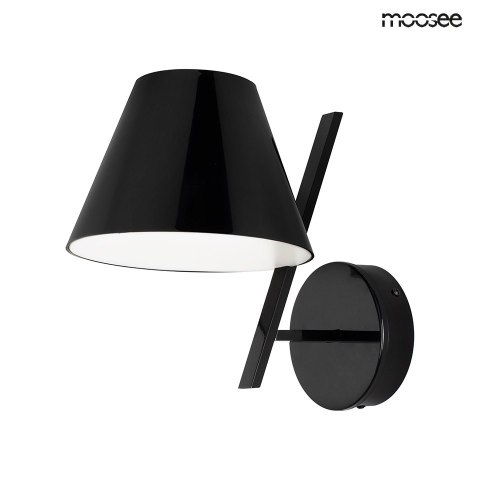 Moosee MOOSEE lampa ścienna MAGO czarna