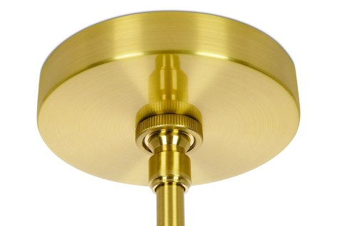 Moosee MOOSEE lampa wisząca APOLLO 1 czarna - szczotkowane złoto