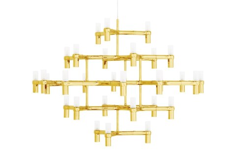 Moosee MOOSEE lampa wisząca ATOMIC GRANDE zlota