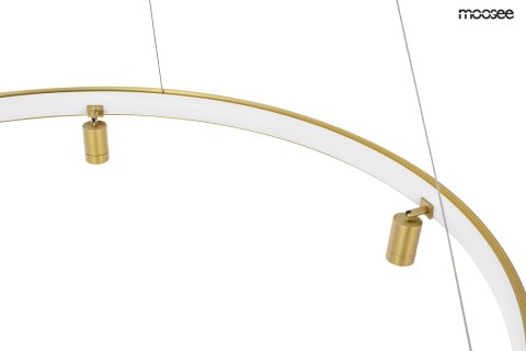 Moosee MOOSEE lampa wisząca CIRCLE SPOT 98 GOLD złota