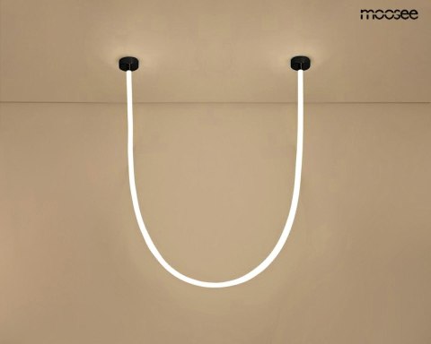 Moosee MOOSEE lampa wisząca LASSO 400 Smart czarna