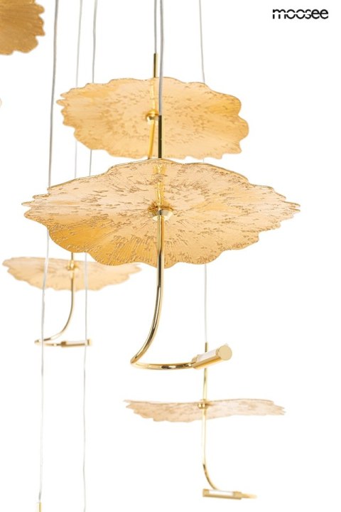 Moosee MOOSEE lampa wisząca LEAFS DISC złota