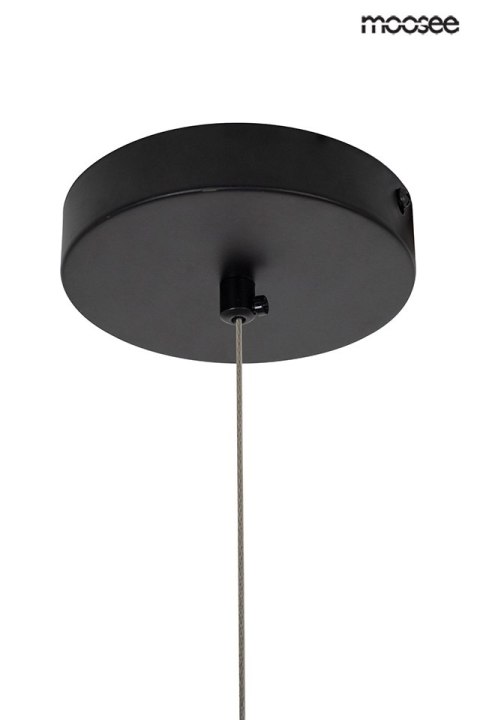 Moosee MOOSEE lampa wisząca LINEAL czarna