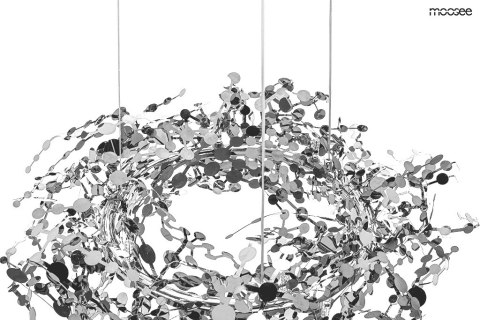 Moosee MOOSEE lampa wisząca MONETE 80 chrom