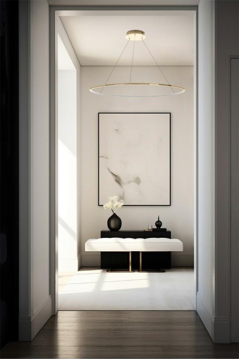 Moosee MOOSEE lampa wisząca RING SLIM 120 złota