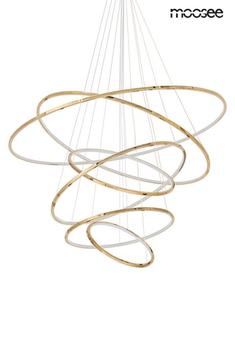 Moosee MOOSEE lampa wisząca RING SLIM XL złota