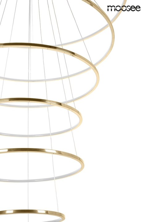 Moosee MOOSEE lampa wisząca RING SLIM XL złota