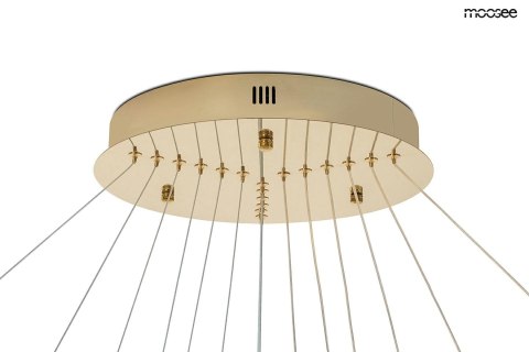 Moosee MOOSEE lampa wisząca RING SLIM XL złota