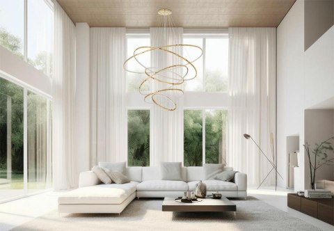 Moosee MOOSEE lampa wisząca RING SLIM XL złota
