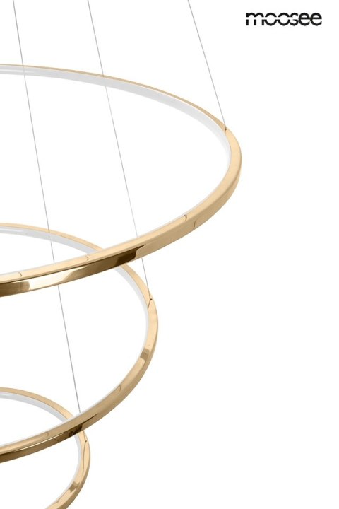 Moosee MOOSEE lampa wisząca RING SLIM M złota