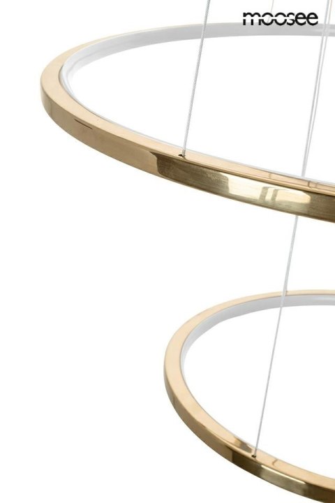 Moosee MOOSEE lampa wisząca RING SLIM M złota