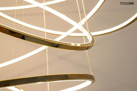 Moosee MOOSEE lampa wisząca RING SLIM M złota