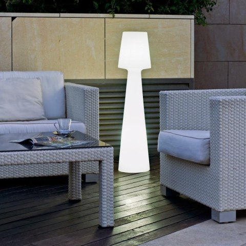 New Garden NEW GARDEN lampa podłogowa LOLA 110 BATTERY biała