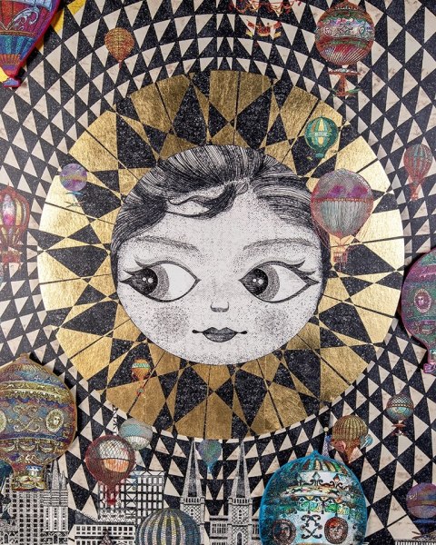 King Home Obraz WARSAW GIRL 110x174 cm