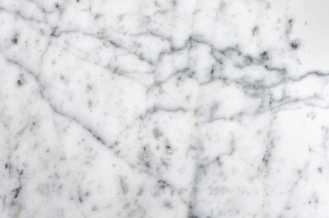 King Home Stół TULIP ELLIPSE MARBLE CARRARA 200 biały - marmur, metal
