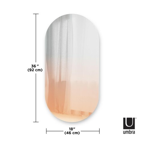 Umbra UMBRA lustro MISTO 61 x 46 cm miedziane
