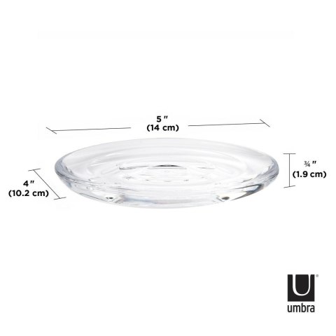 Umbra UMBRA mydelniczka DROPLET przezroczysta