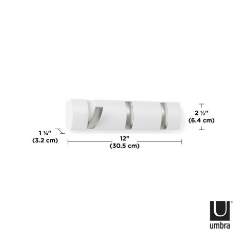 Umbra UMBRA wieszak na ubrania FLIP 3 biały
