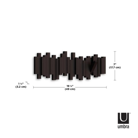 Umbra UMBRA wieszak na ubrania STICKS 5 espresso