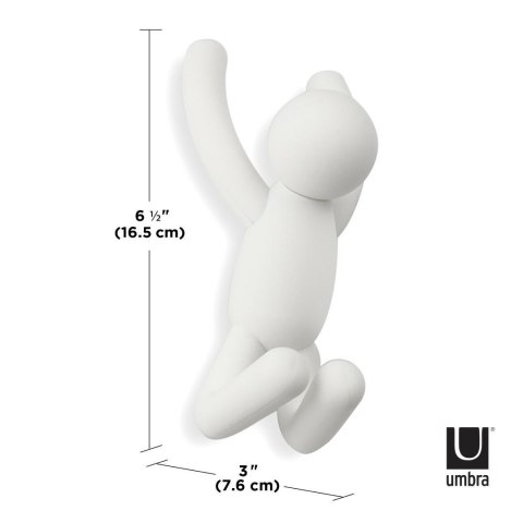 Umbra UMBRA wieszak ścienny BUDDY biały