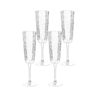 Kare Design KARE komplet 4 kieliszków do szampana CASCATA 250ml