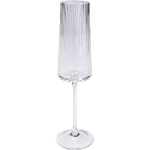Kare Design KARE komplet 4 kieliszków do szampana RIFFLE 215 ml