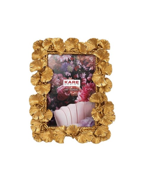 Kare Design KARE ramka na zdjęcia GINKGO LEAF 17x20 cm złota