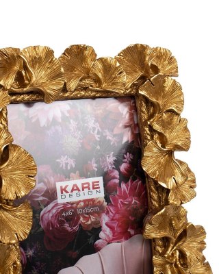 Kare Design KARE ramka na zdjęcia GINKGO LEAF 17x20 cm złota