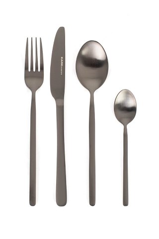 Kare Design KARE zestaw sztućców GLORIA MATT BLACK 16 szt.