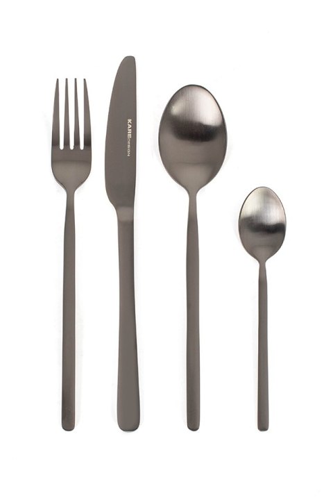 Kare Design KARE zestaw sztućców GLORIA MATT BLACK 16 szt.