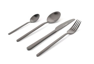 Kare Design KARE zestaw sztućców GLORIA MATT BLACK 16 szt.