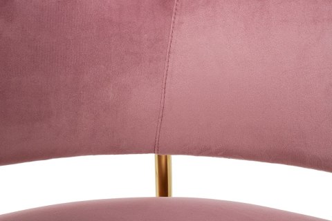 King Home Krzesło barowe DELTA 65 różowe