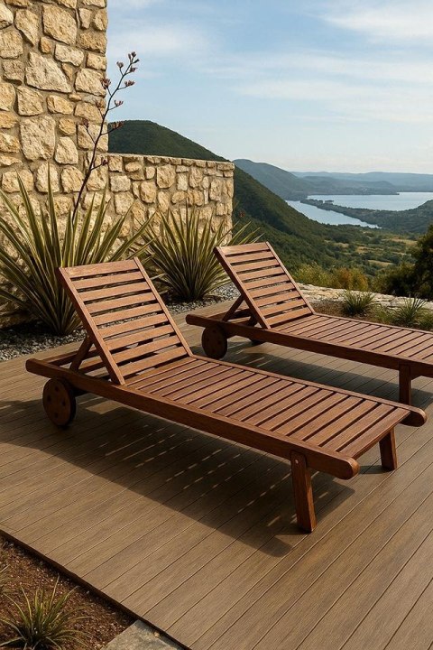 King Home Leżak ogrodowy AZURE