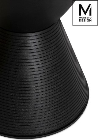 Modesto Design MODESTO stołek TAMBURO czarny - polipropylen