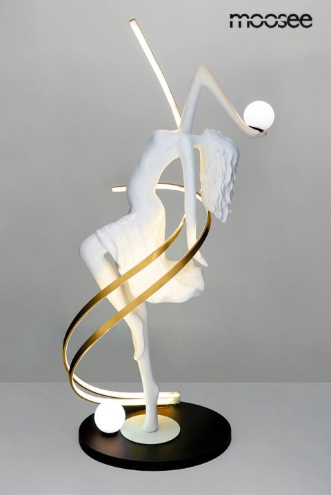 Moosee MOOSEE lampa podłogowa DANCING QUEEN biała