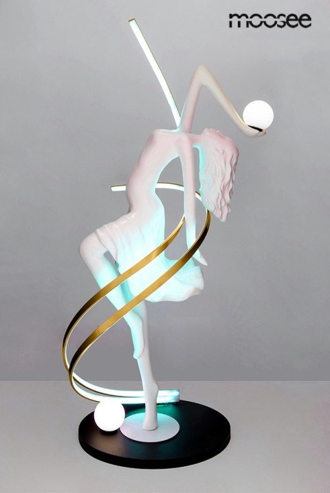 Moosee MOOSEE lampa podłogowa DANCING QUEEN biała