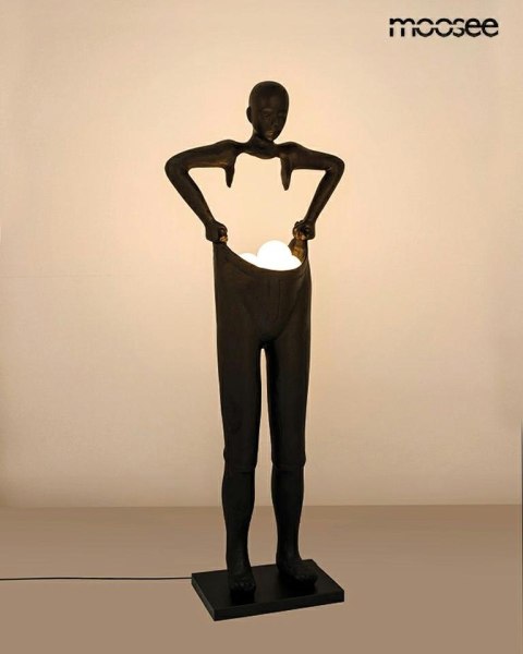 Moosee MOOSEE lampa podłogowa HUMAN HOUDINI czarna