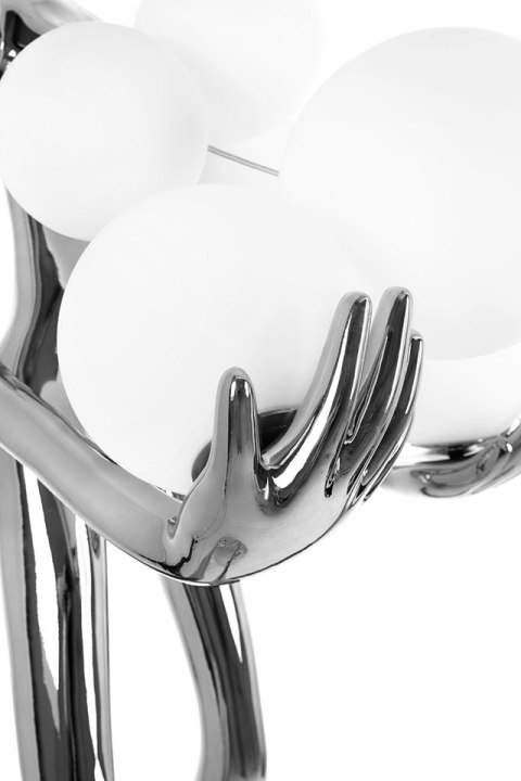 Moosee MOOSEE lampa podłogowa HUMAN SILVER PREMIUM