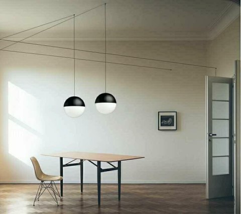 Moosee MOOSEE lampa ścienna BOWL DUO czarna