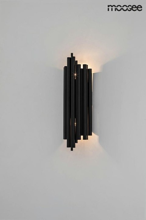 Moosee MOOSEE lampa ścienna HARMONIC BLACK czarna