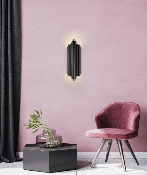 Moosee MOOSEE lampa ścienna HARMONIC BLACK czarna