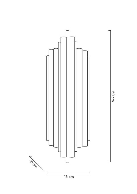 Moosee MOOSEE lampa ścienna HARMONIC BLACK czarna