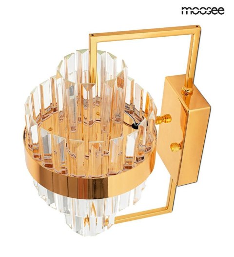Moosee MOOSEE lampa ścienna IMPERO złota